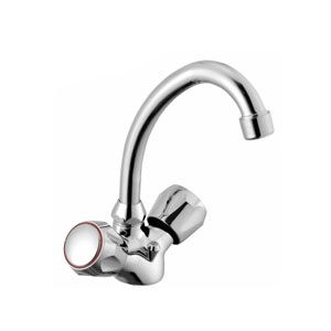 Torneira mista metálica bico alto Campilusa