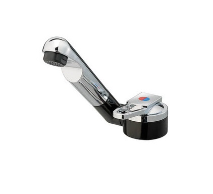 Torneira Mista Plástica Cromada 12V