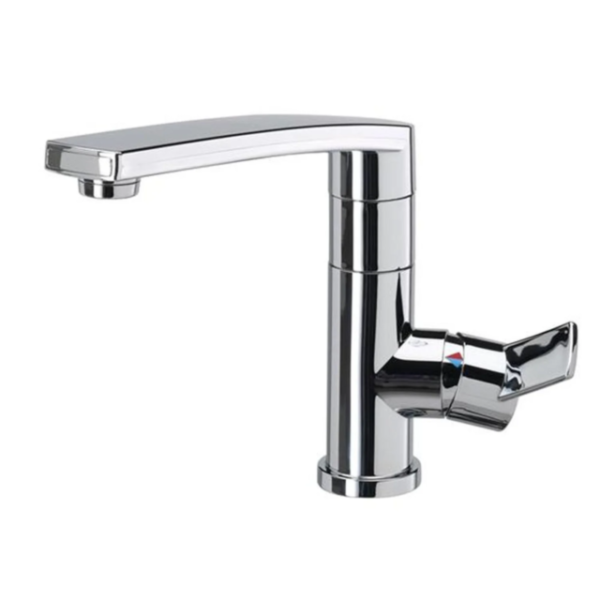 Torneira misturadora elétrica rebatível 360º Barwig